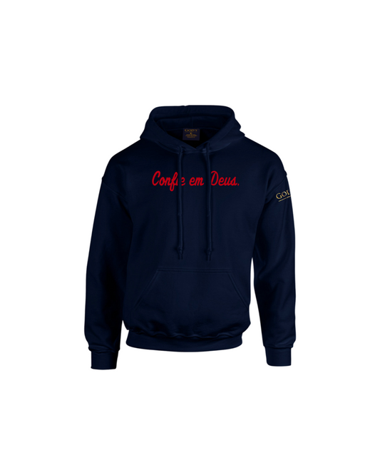 Trust God.  Unisex Hoodie, Script Font (Portuguese Edition)