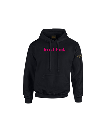 'Trust God.' Pullover Hoodie/Classic Lettering (W)