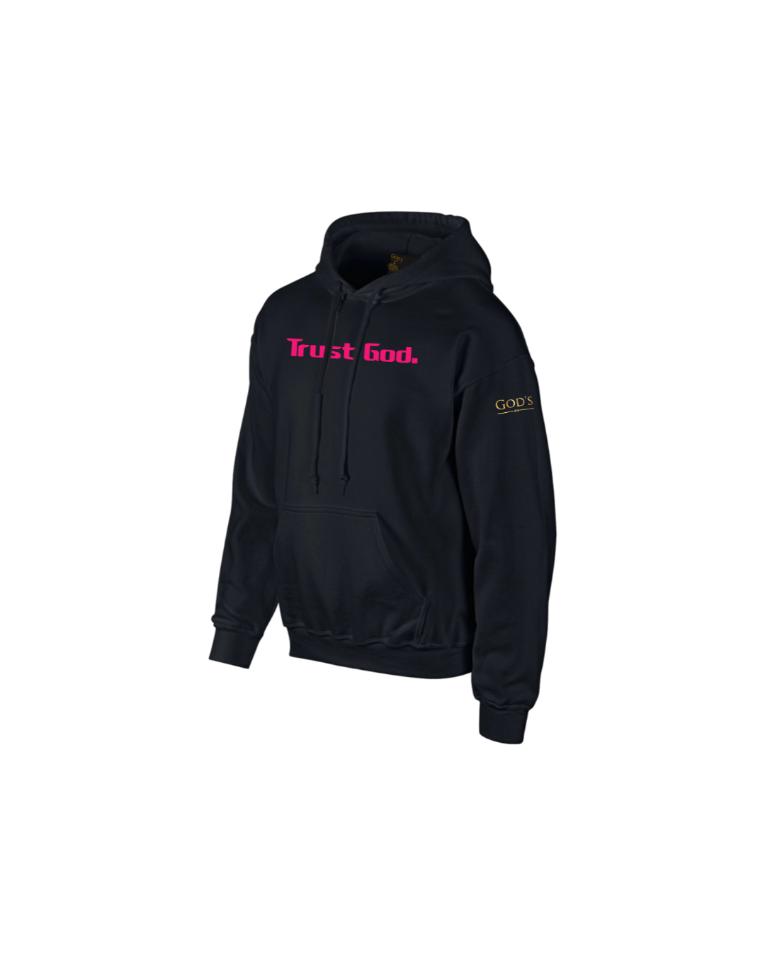 'Trust God.' Pullover Hoodie/Classic Lettering (W)